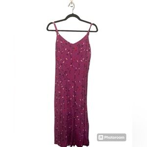 GAP Pink Floral Maxi Sundress Size Small